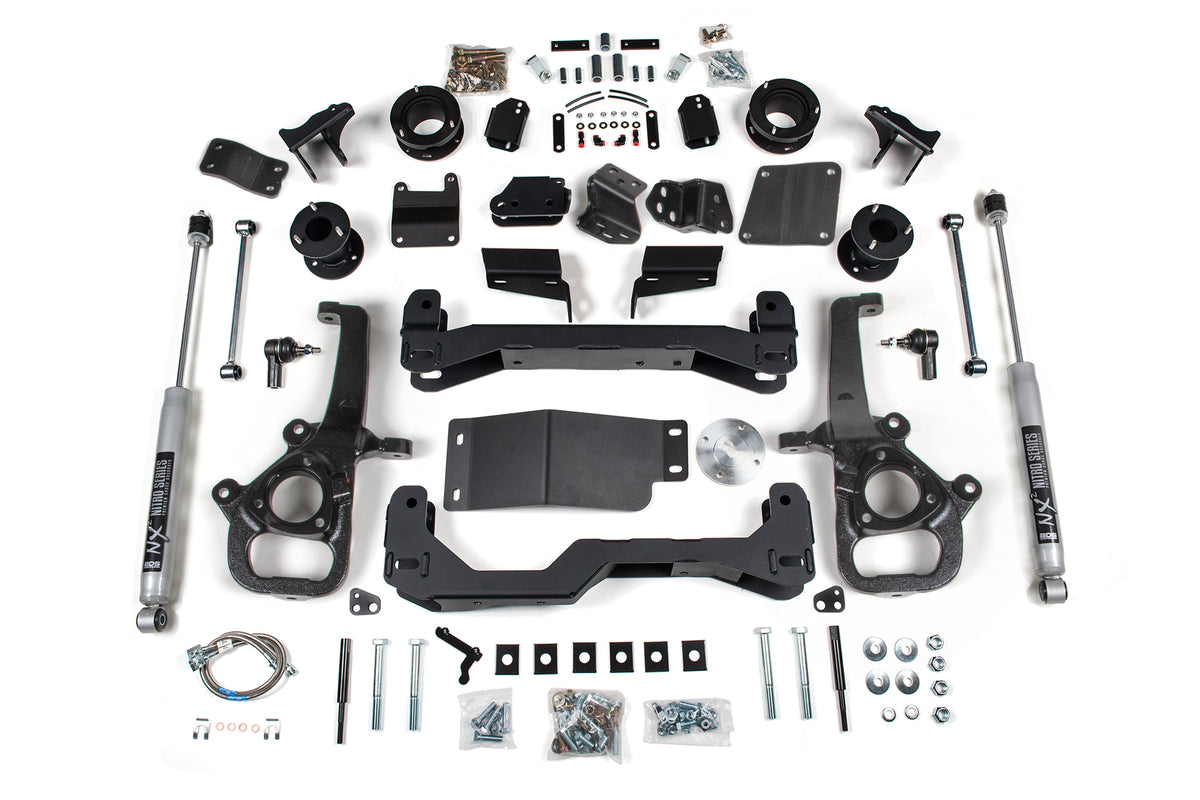 BDS Suspension 2025-2026 Ram 1500 w/ Air Ride 4wd 4 Inch Suspension Lift Kit 3 Inch Rear Lift SpacerStandard BoreStrut Spacer Fox 2.0 IFP PS Shocks BDS Suspension (BDS2122FS)