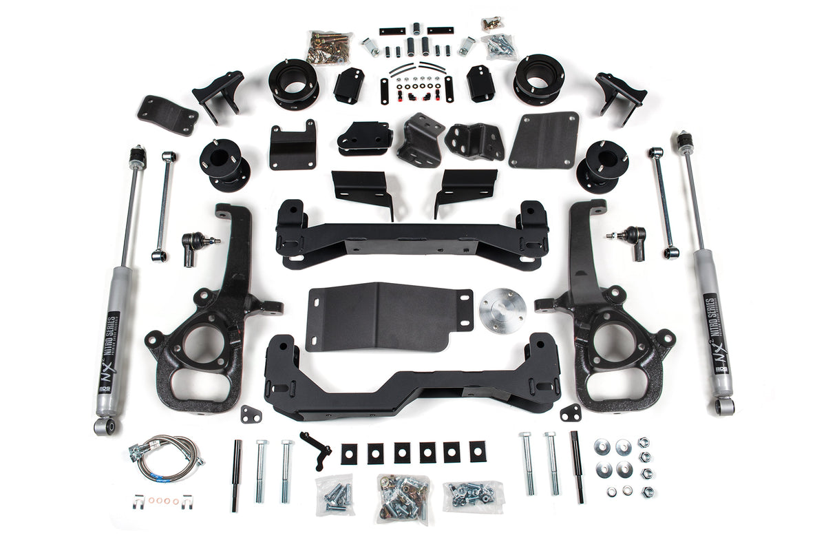 BDS Suspension 2025-2026 Ram 1500 w/ Air Ride 4wd 4 Inch Suspension Lift Kit 3 Inch Rear Lift SpacerLarge BoreStrut Spacer NX2 Shocks BDS Suspension (BDS2123H)