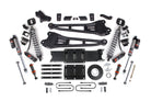 BDS Suspension 13-18 Ram 3500 4WD 4 Inch Radius Arm Suspension Lift Kit, 2 Inch Rear, Block, 6 Bolt Diesel - Fox 2.5 Performance Elite Series C/O Front, FOX 2.0 Front Bump, Fox 2.5 Performance Elite Series Rear BDS Suspension (BDS2129PESB)