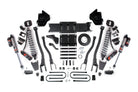 BDS Suspension 13-18 Ram 3500 4WD 4 Inch 4-Link Suspension Lift Kit, 2 Inch Rear, Block, 8 Bolt Diesel - Fox 2.5 Performance Elite Series C/O Front, Fox 2.5 Performance Elite Series Rear BDS Suspension (BDS2130PES)