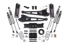 BDS Suspension 13-18 Ram 3500 4WD (Diesel) 6 Inch Radius Arm Suspension Lift Kit, 8-Bolt Indexing Ring, 5 Inch Rear Lift, Block - NX2 Nitro Series Shocks BDS Suspension (BDS2134H)