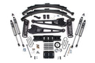 BDS Suspension 13-18 Ram 3500 4WD (Diesel) 6 Inch Radius Arm Suspension Lift Kit, 8-Bolt Indexing Ring, 4.5 Inch Rear Lift, Leaf Spring - NX2 Nitro Series Shocks BDS Suspension (BDS2140H)