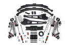 BDS Suspension 13-18 Ram 3500 (Diesel) 6 Inch Coilover Conversion Kit, 4.5 Inch Rear Lift, Leaf Spring, 8 Bolt - Fox 2.5 Performance Elite Series C/O + Fox 2.0 IFP Bump Stop, Fox 2.5 Performance Elite Series Shocks BDS Suspension (BDS2140PESB)