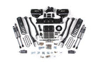 BDS Suspension 25-26 Ram 3500 (Diesel) 4 Inch 4-Link Suspension Lift Kit W/ Indexing Ring, 2 Inch Rear Lift w/ Overload, Block - Fox 2.0 IFP PS Shocks BDS Suspension (BDS2158FS)