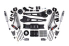 BDS Suspension 25-26 Ram 3500 (Diesel) 4 Inch Radius Arm Suspension Lift Kit W/ Indexing Ring, 3 Inch Rear Lift, Block W/ OE Air Assist - Fox 2.5 PES C/O, Fox 2.5 IFP PS Shocks BDS Suspension (BDS2169PPS)