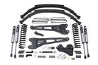 BDS Suspension 5 Inch Lift Kit w/ Radius Arm Ford F250/F350 Super Duty 23-24 4WD Diesel Leaf Springs Fox 2.0 Performance (BDS2208FS)