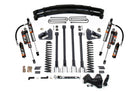 BDS Suspension 4 Inch Lift Kit 4-Link Conversion Ford F250/F350 Super Duty 17-19 4WD Diesel Leaf Springs Fox 2.5 Performance Elite Shocks (BDS2232FPE)