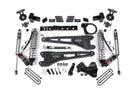 BDS Suspension 23-26 Ford F-350 DRW 4WD 7 Inch Radius Arm Suspension Lift Kit, 5 Inch Rear, Block, Diesel - Fox 2.5 Performance Elite Series C/O Front, Fox 2.5 Performance Elite Series Rear Shocks BDS Suspension (BDS2260PES)