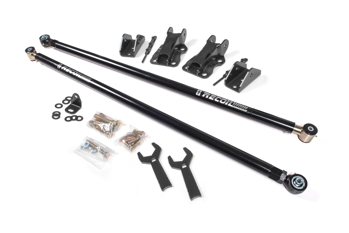 BDS Suspension Recoil Traction Bar Kit Ford F250/F350 Super Duty 17-24 w/ 3.5-4 in Axle (BDS2309)