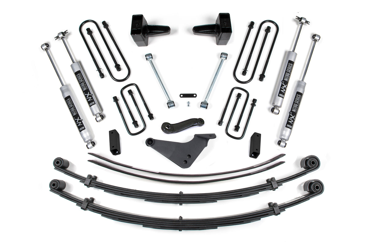 BDS Suspension 6 Inch Lift Kit Ford Excursion 00-05 4WD Leaf Springs Fox 2.0 Performance (BDS303FS)