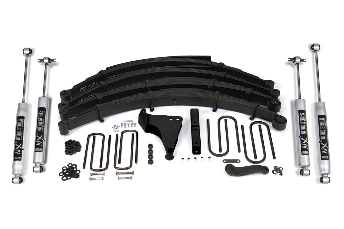 BDS Suspension 8 Inch Lift Kit Ford Excursion 00-05 4WD NX2 Nitro Shocks (BDS304H)