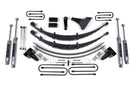 BDS Suspension 6 Inch Lift Kit Ford F250/F350 Super Duty 99-04 4WD Radius U Bolt Leaf Springs Fox 2.0 Performance Shocks (BDS323FS)