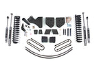 BDS Suspension 6 Inch Lift Kit Ford F250/F350 Super Duty 05-07 4WD Diesel 3 Inch Block Plus Add A Leaf With Overload NX2 Nitro (BDS354H)