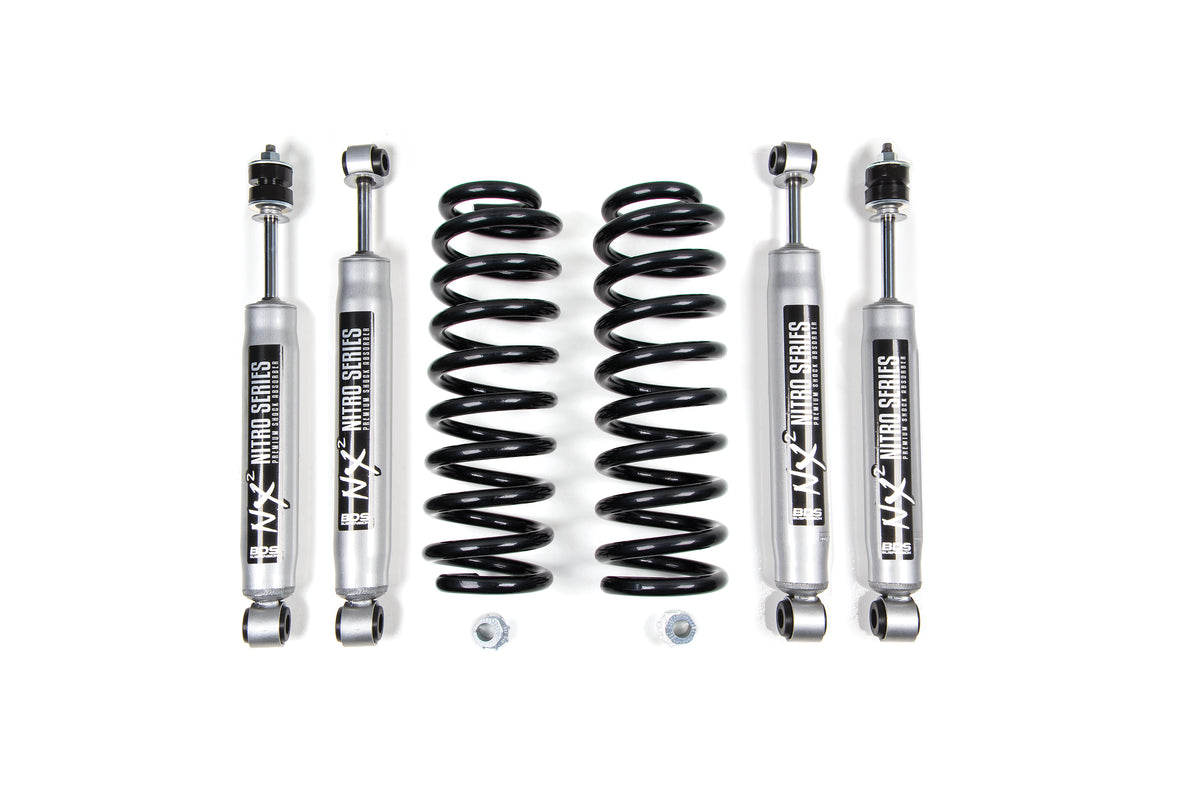 BDS Suspension 2 Inch Leveling Kit Ford F100/F150 80-96 2WD NX2 Nitro Shocks (BDS380H)