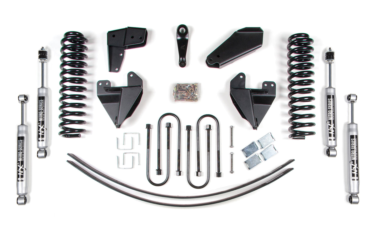 BDS Suspension 4 Inch Lift Kit Ford F100/F150 80-96 2WD Standard Cab NX2 Nitro (BDS398H)