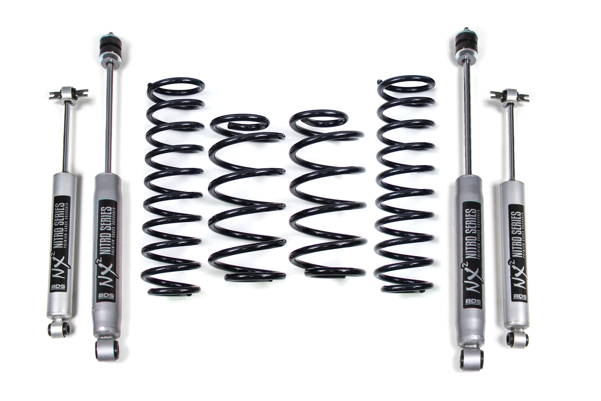 BDS Suspension 2 Inch Lift Kit Jeep Wrangler TJ/LJ 97-06 Fox 2.0 Performance Shocks (BDS417FS)