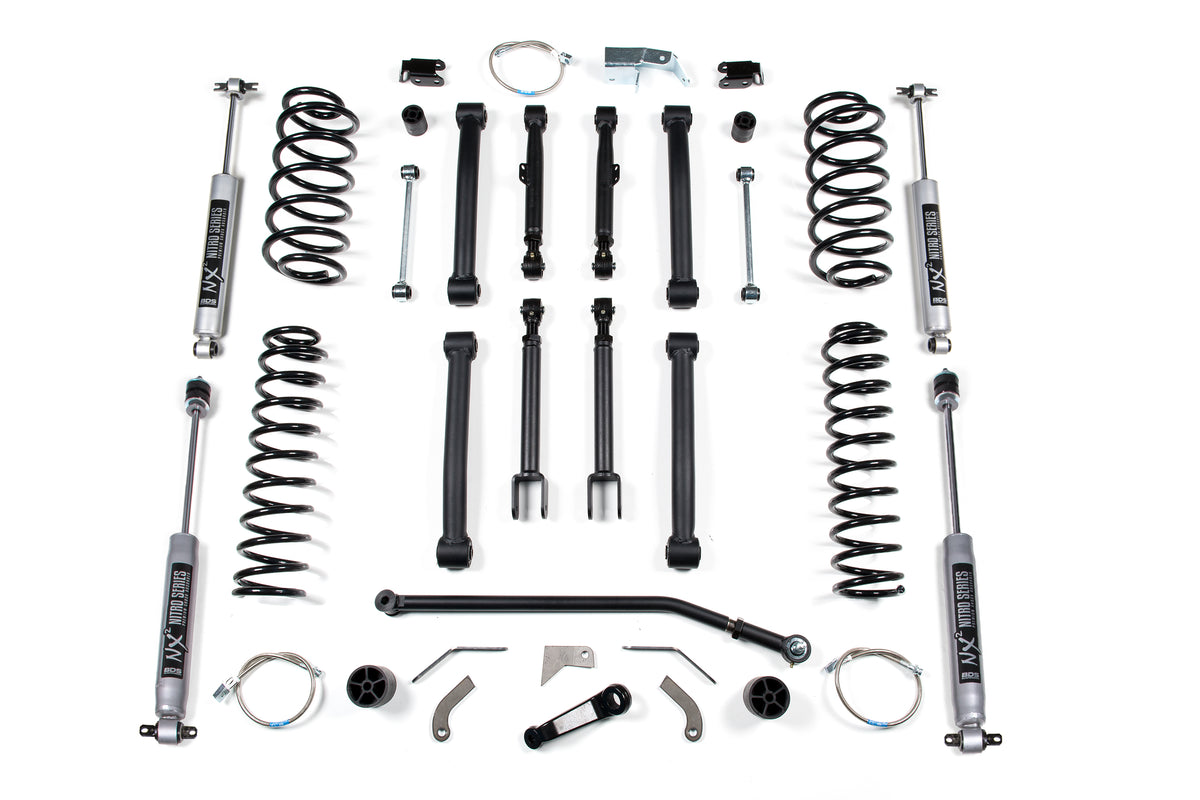 BDS Suspension 4.5 Inch Lift Kit Jeep Wrangler TJ/LJ 97-06 Fox 2.0 Performance Shocks (BDS422FS)