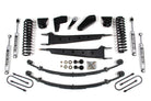 BDS Suspension 6 Inch Lift Kit w/ Radius Arm Ford F100/F150 80-96 4WD 6 Inch Leaf Springs NX2 Nitro (BDS512H)