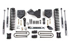 BDS Suspension 4 Inch Lift Kit Ford F250/F350 Super Duty 08-10 4WD Diesel Block Kit With Factory Overload NX2 Nitro (BDS547H)