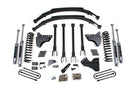 BDS Suspension 6 Inch Lift Kit w/ 4-Link Ford F250/F350 Super Duty 11-16 4WD Gas 2 Inch Rear Blocks NX2 Nitro (BDS586H)