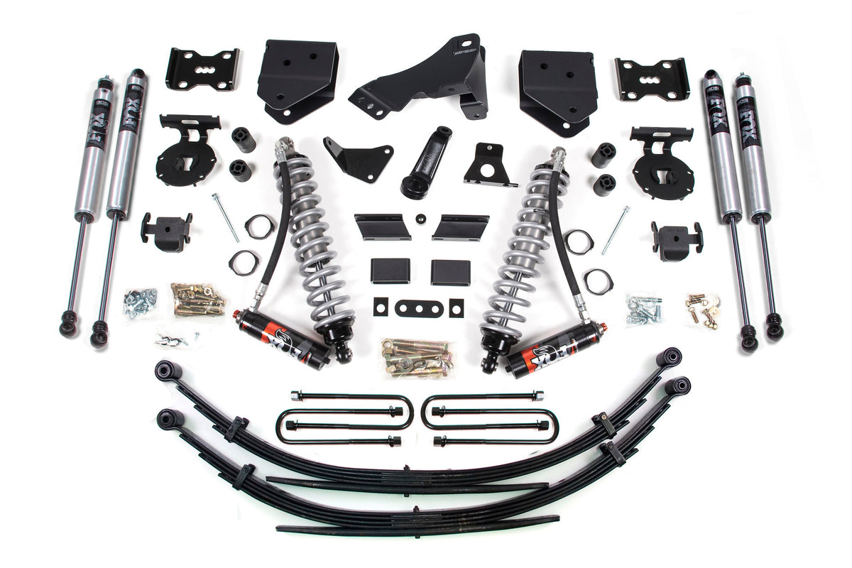 BDS Suspension 11-16 Ford F-250/F-350 4WD 4 Inch Suspension Lift Kit, 3 Inch Rear, Spring, Diesel - Fox 2.5 Performance Elite Series C/O Front, Fox 2.0 IFP Performance Series Aux Front, Fox 2.0 IFP Performance Series Rear BDS Suspension (BDS592FPE)