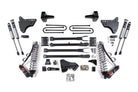 BDS Suspension 4 Inch Lift Kit w/ 4-Link FOX 2.5 Performance Elite Coil-Over Conversion Ford F250/F350 Super Duty 11-16 4WD Diesel Rear Leaf Springs (BDS593FPE)