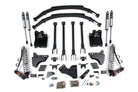 BDS Suspension 6 Inch Lift Kit w/ 4-Link FOX 2.5 Performance Elite Coil-Over Conversion Ford F250/F350 Super Duty 11-16 4WD Diesel Factory 2 Inch Rear Blocks (BDS596FPE)