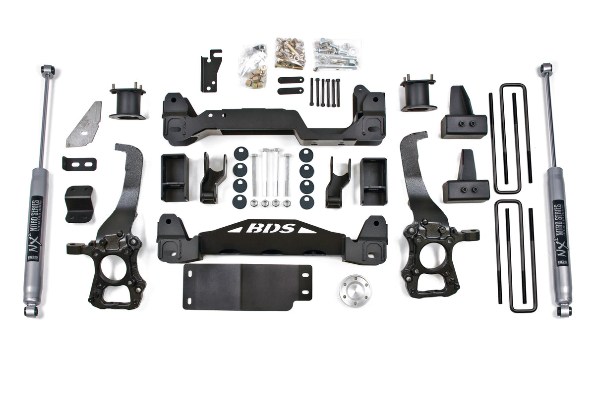 BDS Suspension 4 Inch Lift Kit Ford F150 09-13 4WD Fox 2.0 Performance Shocks (BDS598FS)