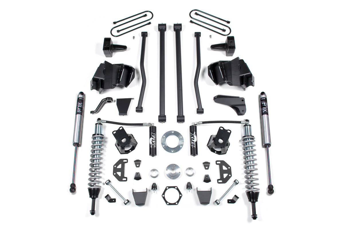 BDS Suspension 6 Inch Lift Kit Long Arm & FOX 2.5 Coil-Over Conversion Dodge Ram 2500 09-13 4WD Fox 2.5 Performance Shocks Diesel Block Kit Fox 2.5 Performance Shocks (BDS629F)