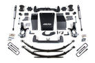 BDS Suspension 14-18 Chevrolet Silverado 1500 - GMC Sierra 1500 4WD 6.5 Inch Suspension Lift Kit (Cast Steel), 4 Inch Rear Lift, Leaf Springs, Fox 2.0 IFP Performance Series Shocks BDS Suspension (BDS707FS)
