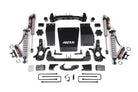 BDS Suspension 4 Inch Lift Kit FOX 2.5 Performance Elite Block Kit Aluminum/Stamped Steel Coil-Over 14-18 Silverado/Sierra 1500 4WD (BDS713PES)