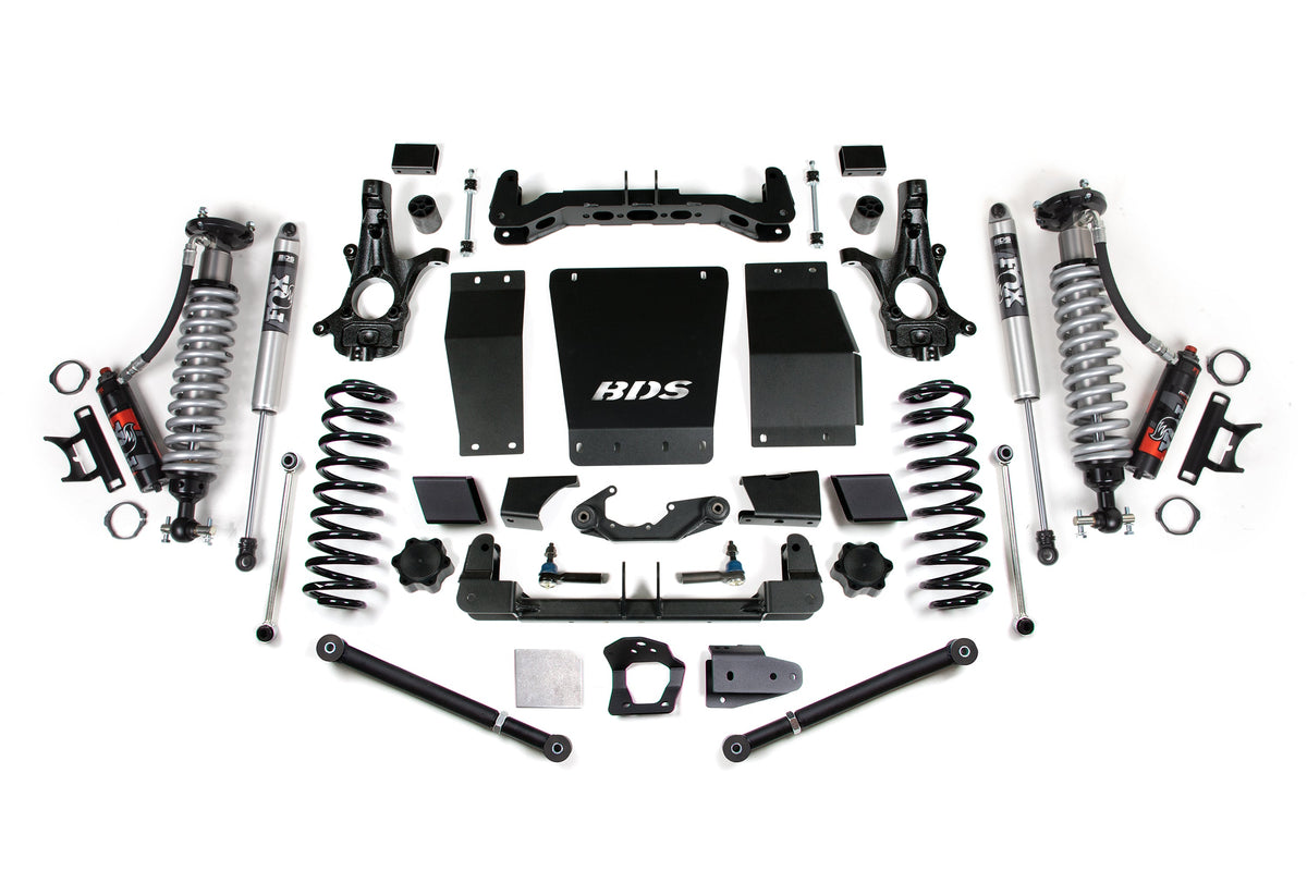 BDS Suspension 6 Inch Lift Kit FOX 2.5 Performance Elite Coil-Over Aluminum Stamped Steel 15-19 Suburban, Tahoe, Yukon/XL 1500 4WD (BDS732PSS)