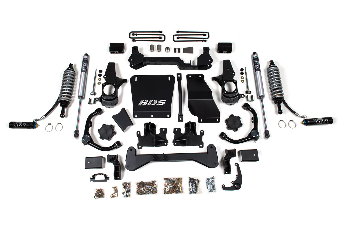 BDS Suspension 4.5 Inch Lift Kit FOX 2.5 Coil-Over Conversion Silverado/Sierra 2500HD/3500HD 01-10 Diesel Fox 2.5 Performance Shocks (BDS740FDSC)