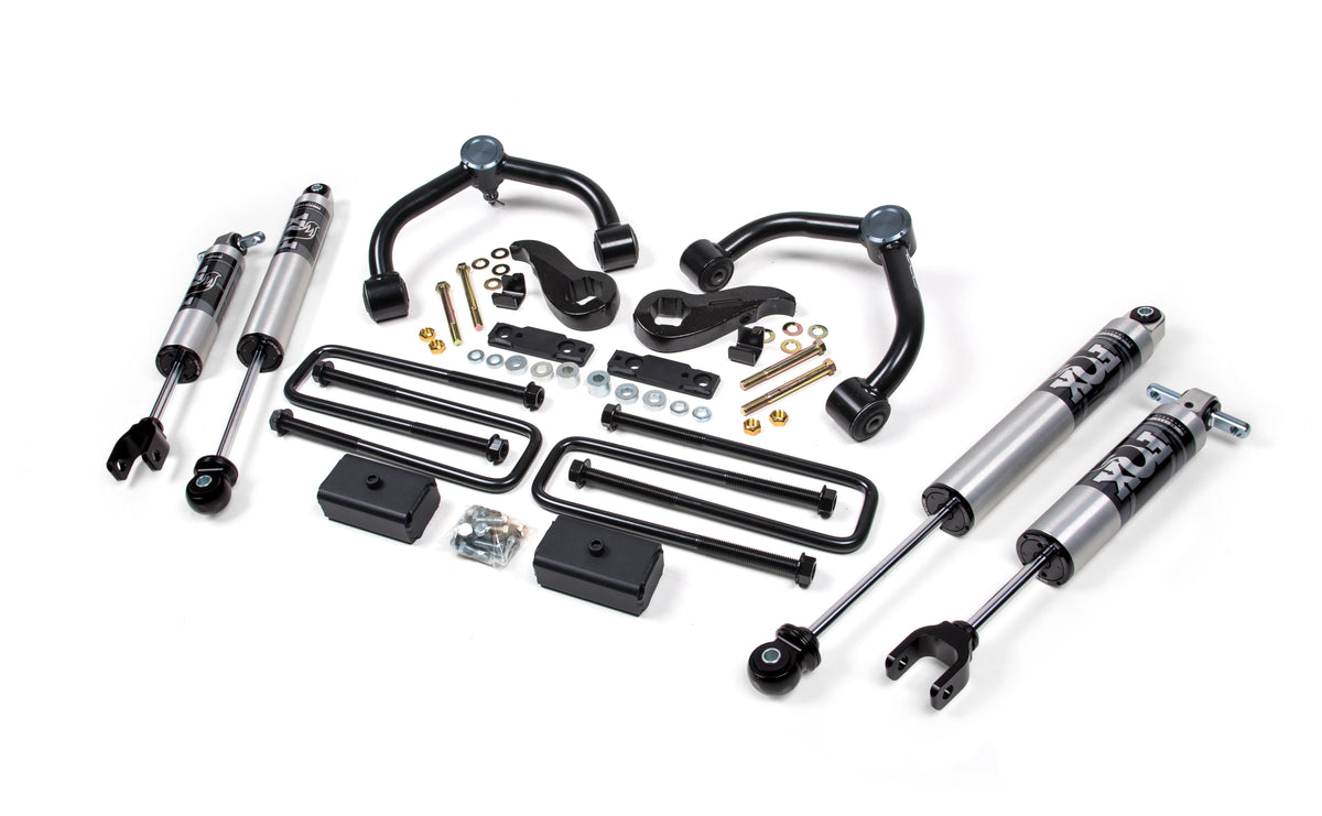 BDS Suspension 20-24 Chevrolet Silverado/GMC Sierra 2500/3500 HD 3 Inch Suspension Lift Kit w/o overloads - Fox 2.5 Performance Series BDS Suspension (BDS760FPS)