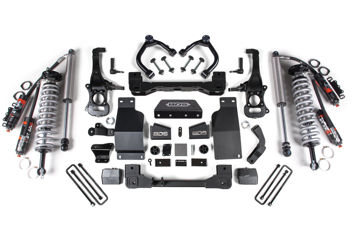 BDS Suspension 6 Inch Lift Kit FOX 2.5 Performance Elite Coil-Over Silverado/Sierra 1500 19-24 4WD Diesel Fox 2.5 Performance Elite (BDS784FPE)