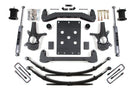 BDS Suspension 07-13 Chevrolet Silverado 1500 - GMC Sierra 1500 2WD 6 Inch Suspension Lift Kit, 5 Inch Rear Lift, Leaf Spring, NX2 Nitro Series Shocks BDS Suspension (BDS798H)