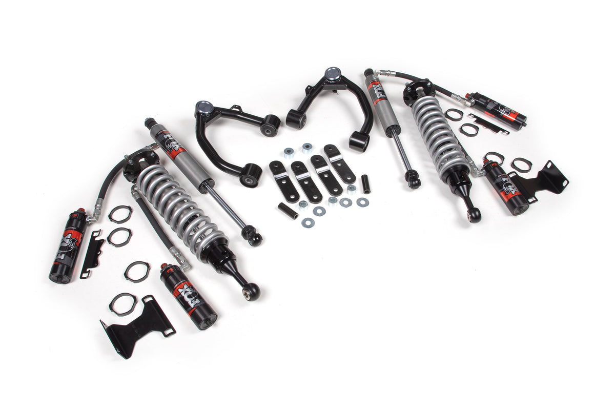 BDS Suspension 07-21 Toyota Tundra 3 Inch Suspension System, 1 Inch Rear Shackle, Fox 2.5 Performance Elite Series C/O, Fox 2.0 Performance Series Shocks BDS Suspension (BDS824FPS)