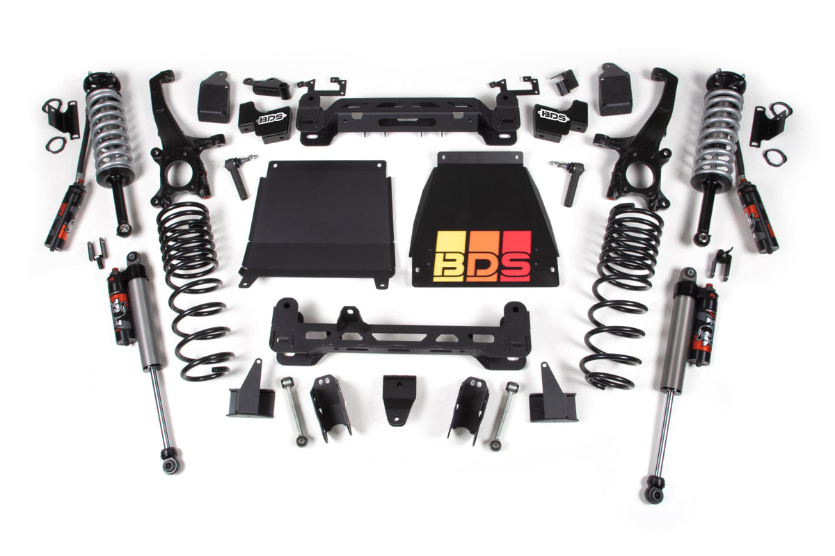 BDS Suspension 22-26 Toyota Tundra 4WD 5 Inch Suspension Lift Kit, 4 Inch Rear, Coil Spring - Fox 2.5 Performance Elite Series C/O Front, Fox 2.5 Performance Elite Series Rear BDS Suspension (BDS839PES)