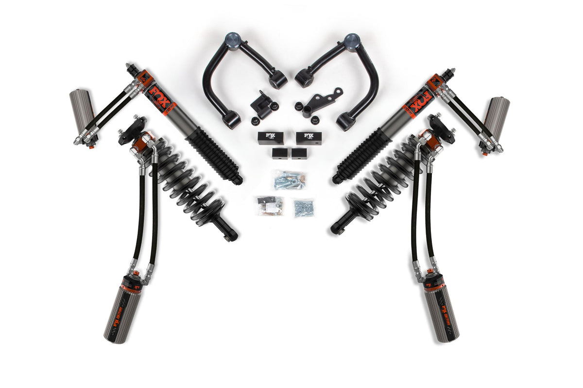 BDS Suspension 22 Toyota Tundra TRD Pro 4WD, 0 Inch Coilover Upgrade Kit, 0 Inch Rear Lift - Fox 3.0 Factory Race Series IBP C/O Front, Fox 3.0 Factory Race Series IBP Rear Shock BDS Suspension (BDS845FRS)