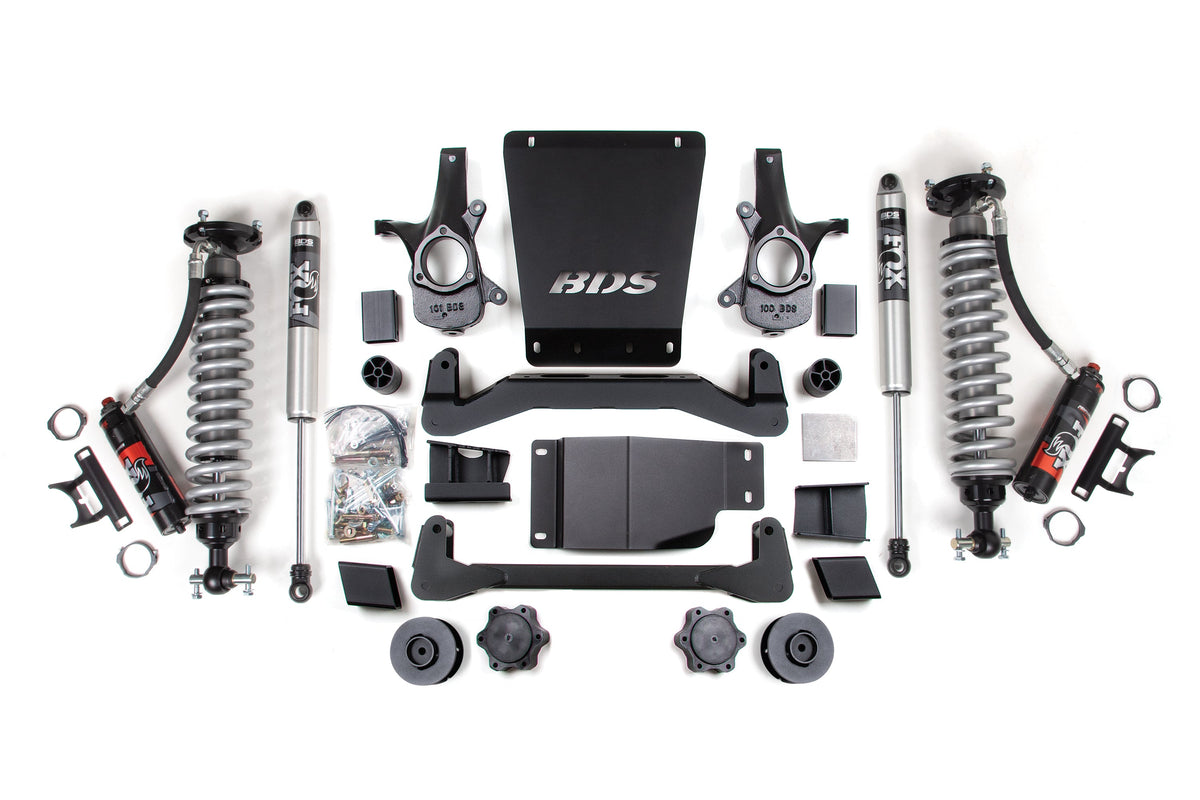 BDS Suspension 4 Inch Lift Kit FOX 2.5 Performance Elite 3 Inch Coil-Over 07-14 Avalanche, Suburban, Tahoe, Yukon 1500 4WD BDS Suspension (BDS900PSS)