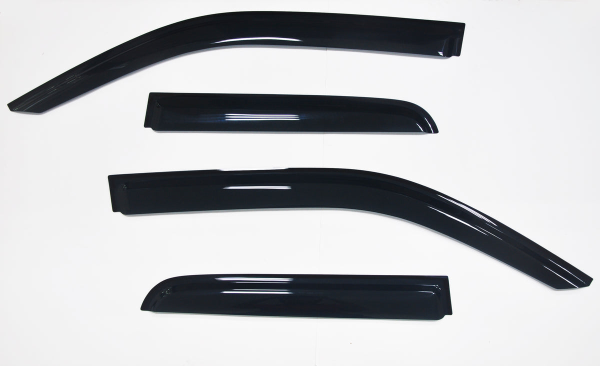 TrailFX Side Window Deflector For Ram 1500 - Low Profile, Set of 4 (4809H)