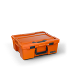 DECKED Halfrack 32 - includes two (2) dividers - blaze orange with black latches