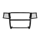TrailFX Grille Guard For Toyota Tacoma - Powder Coated Gloss Black Steel With Brush Guard Without (E0003B)
