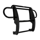 TrailFX Grille Guard For Jeep Wrangler, Jeep Wrangler JK - Powder Coated Gloss Black Steel With Brush Guard Without (E0004B)