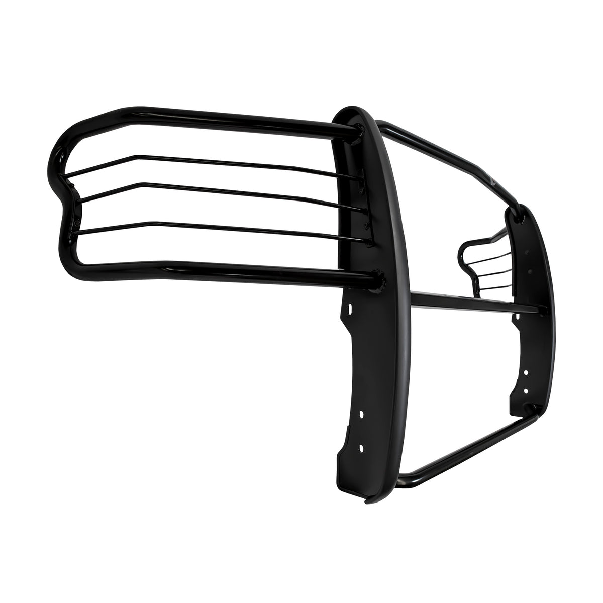 TrailFX Grille Guard For Ford F-150 - Powder Coated Gloss Black Steel With Brush Guard Without (E0021B)
