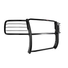 TrailFX Grille Guard For Chevrolet Silverado 1500, Chevrolet Silverado 1500 LD - Powder Coated Gloss Black Steel With Brush Guard Without (E0033B)