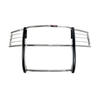 TrailFX Grille Guard For Chevrolet Silverado 1500, Chevrolet Silverado 1500 LD - Polished Stainless Steel With Brush Guard Without Skid (E0033S)