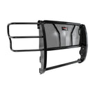 TrailFX Grille Guard For Ford Trucks - Powder Coated Black Steel With Brush Guard Without Skid (E0511B)