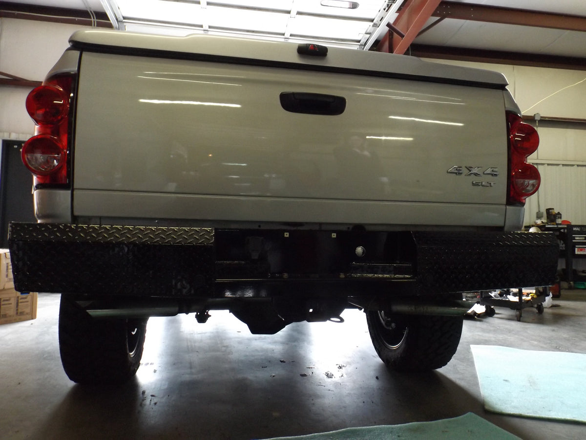 TrailFX Bumper For Dodge Ram 2500, Dodge Ram 3500 - One Piece Design Direct Fit Mounting Hardware Included (FX1006)
