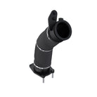 MBRP 2017-Present Silverado/Sierra 2500HD/ 3500HD L5P Duramax 6.6L, Armor BLK 3.5-Inch Down-Pipe,